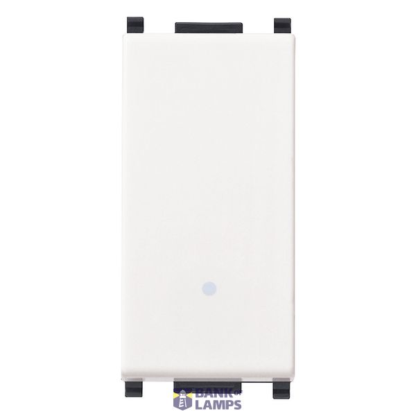 Quid step relay push button 10AX white image 1