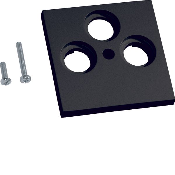 Central plate 55 TV/SAT 3-gang, gb image 1