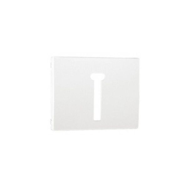 COVER PLATE F/T8 FRENCH TELEP SOCKET IVORY image 1