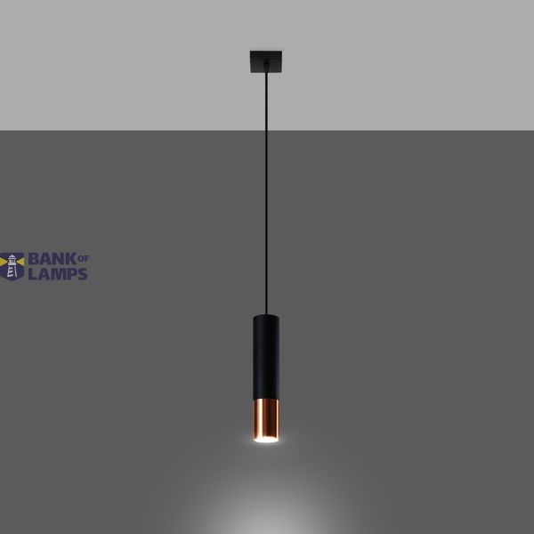 HANGING LAMP LOOPEZ 1 BLACK/COPPER GU10 1X40W IP20 image 7