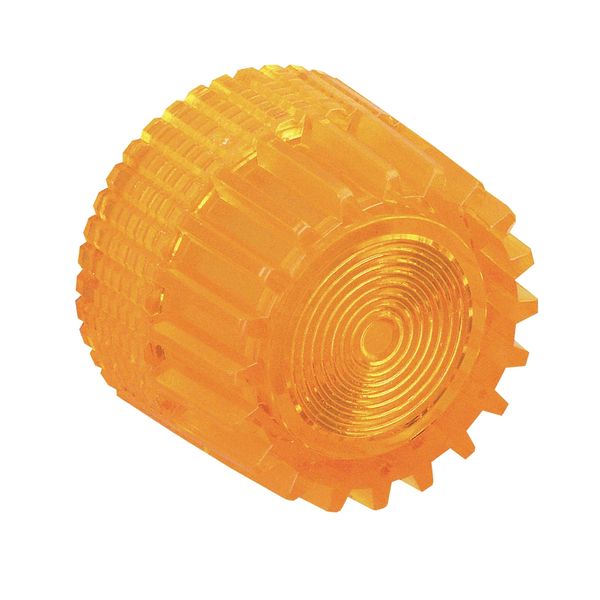 30MM COLOR CAP FOR ILL PUSHBUTTON AMBER image 1