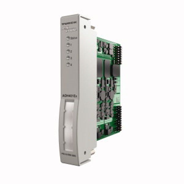 excom I/O System Output Module, Analog, HART, 4-channel   AOH401EX image 2