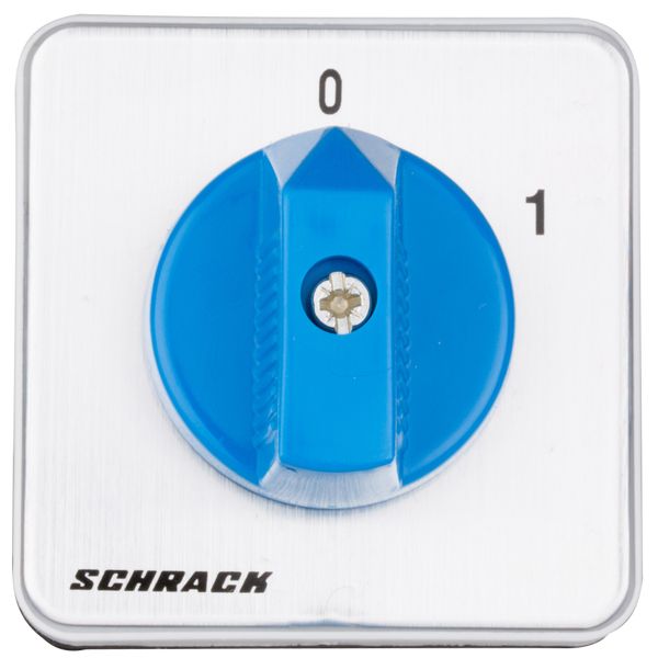 On-OFF Switch, 1 pole, 20A, for panel mounting 0-1 image 1