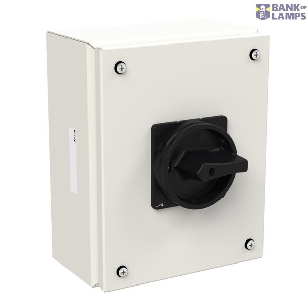 P3 Main switch, 80 A,Surface mounting, 3 pole, Form SE, Black, Door co image 2