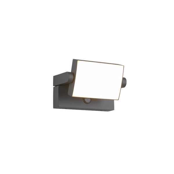 Kansas LED wall lamp anthracite motion sensor image 1