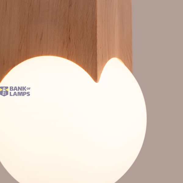 CEILING LAMP SOLIS NATURAL WOOD 1XG9 image 4