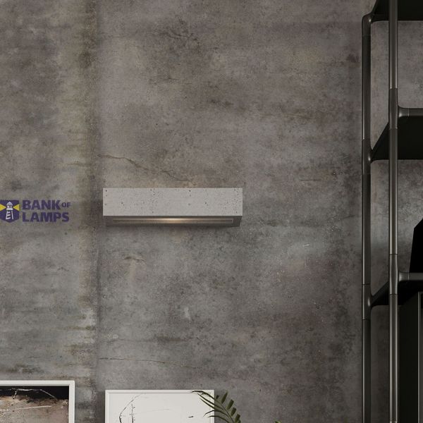 WALL LAMP VEGA 50 CONCRETE E27 2X60W IP20 image 7
