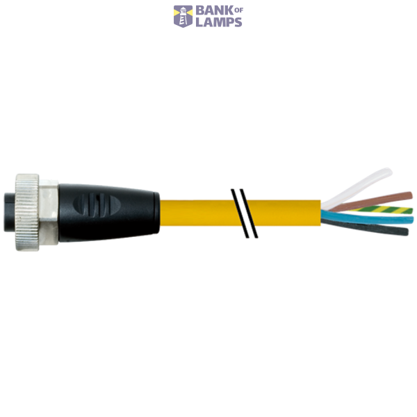 7/8'' female 0° with cable PUR 5x1.5 ye UL/CSA+drag ch. 7.5m image 2