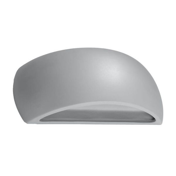 PONTIUS GREY CERAMIC WALL LAMP G9 1X60W IP20 image 1