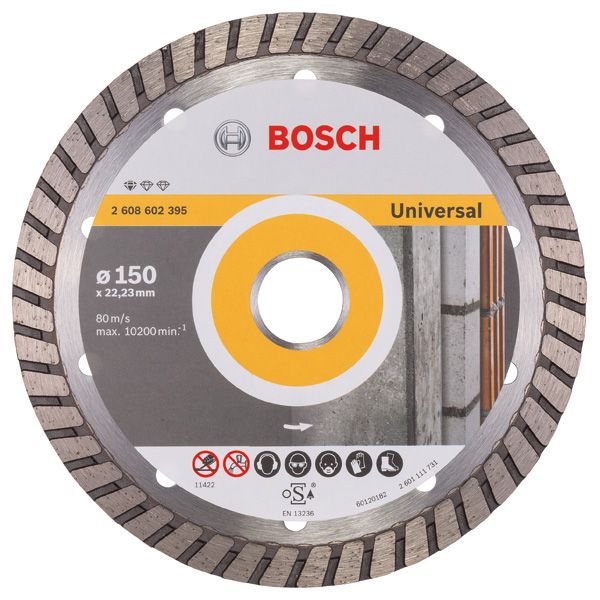 Standard for Universal Turbo diamond cutting disc 150 x 22,23 x 2,5 x 10 mm image 2