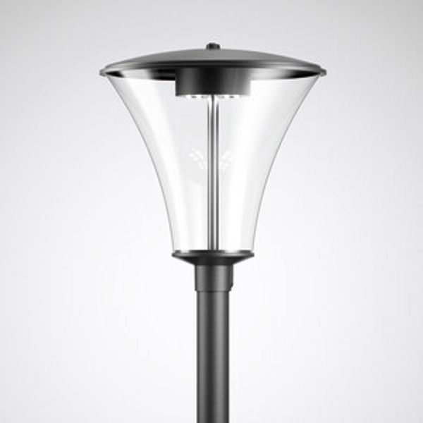 Post-top luminaires Lumantix Kegel (LTX K) CLO (normal) Lens Anthracite ET 32W 3800lm 70 asymmetric wide (AB2L) IP65 IK07 5 SDCM 7166940 image 1