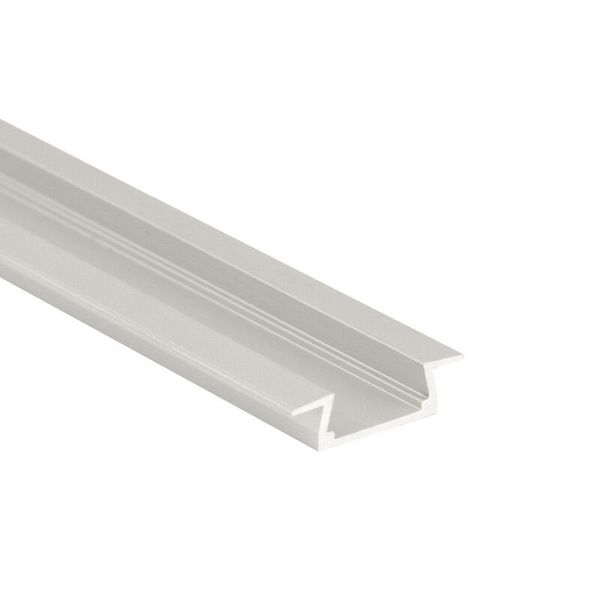 Built-in VR aluminum profile, 22x7 mm, without diffuser, 2 m image 1