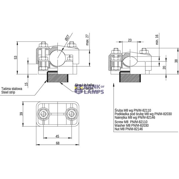 KO27T Power Cable Holder image 2