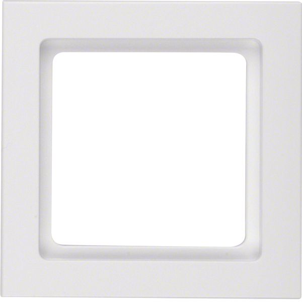 Frame 1gang Q.3 polar white velvety image 1