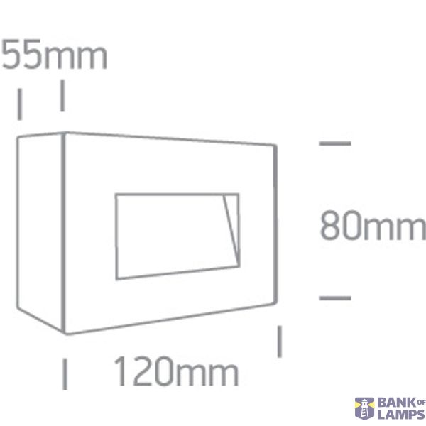 WHITE IP65 LED 4W WW 230V image 3
