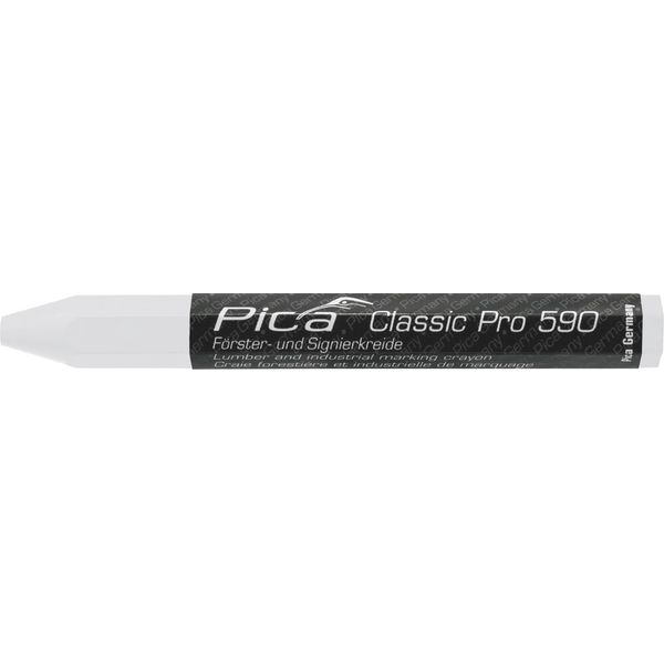Pica 12st 590/52 Marking Chalk PRO 12x120mm white image 4