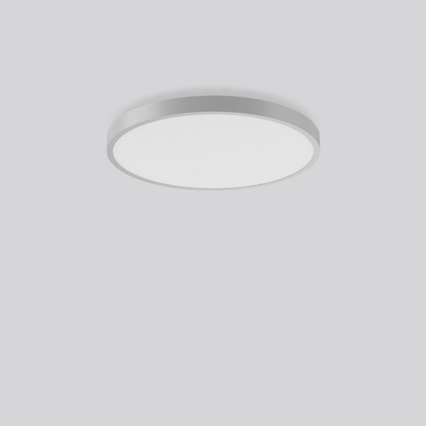 TRIONA round, 40 W, 3550 lm, 827-865, silver, DALI Ceiling and wall lu image 1