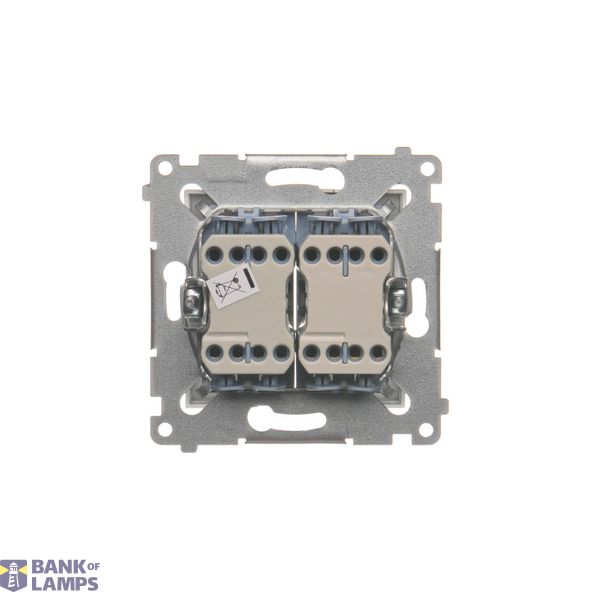 Single contact push button illuminated without pictogram IP44, IP44, 10AX, dark grey image 1