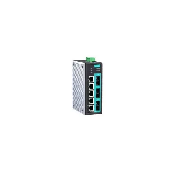 MOXA – EDS-408A-1M2S-SC – Entry-level managed Ethernet switch with 5 10100BaseT(X) ports image 1