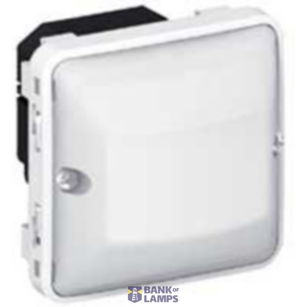 Plexo wall detector without neutral 100W LED delivered complete with surface-mounted box - Gray image 1