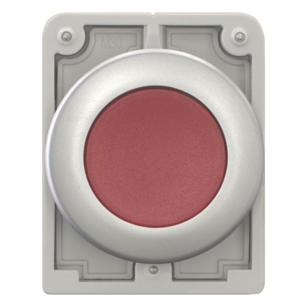 M30C-FDRL-R Illuminated pushbutton actuator, RMQ-Titan, Flat, maintained, red, Blank, Metal bezel image 12