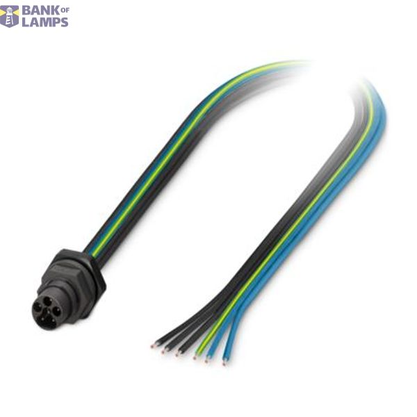 SACC-E-S15MS-5PE-M20/0,25 - Device connector front mounting image 1
