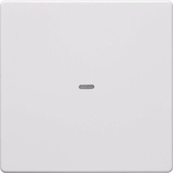 Cover for 1gang for push-button module, clearlens, Q.1/Q.3, p. white v image 1