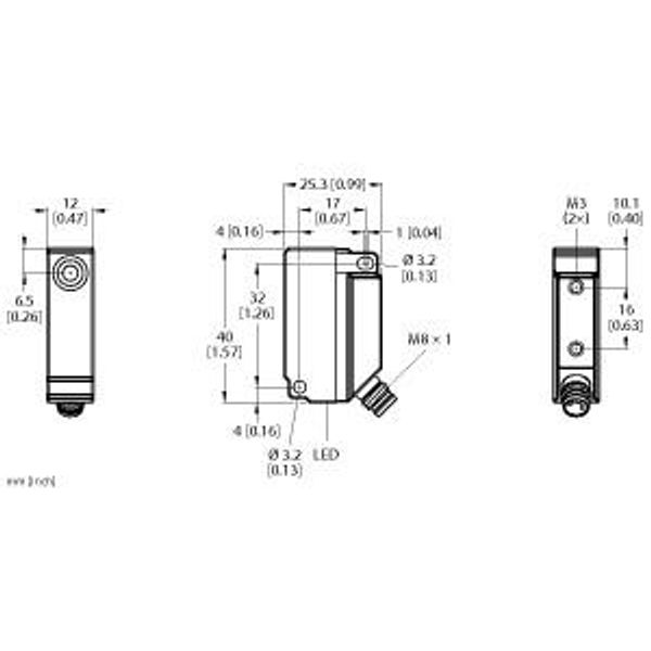 Inductive Sensor With Extended Switching Distance   BI5U-Q12-AN6X2-V1131 image 2
