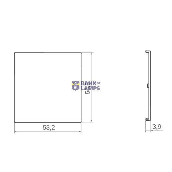 KNX pushbutton cover, single-position, with backlight, A.x/C.x, anthracite image 2