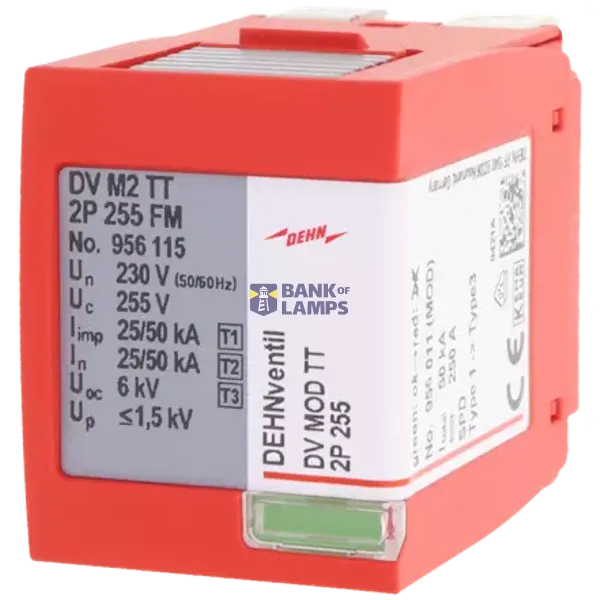 Protection module combined arrester Type 1+2+3(DV MOD TT 2P 255) image 1