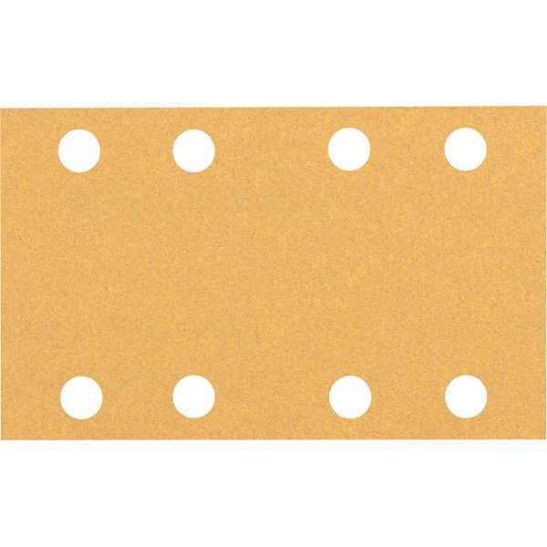 EXPERT C47 Sandpaper with 8 holes for Orbital Sanders 8 x 133 mm, G 1 1-pc image 1