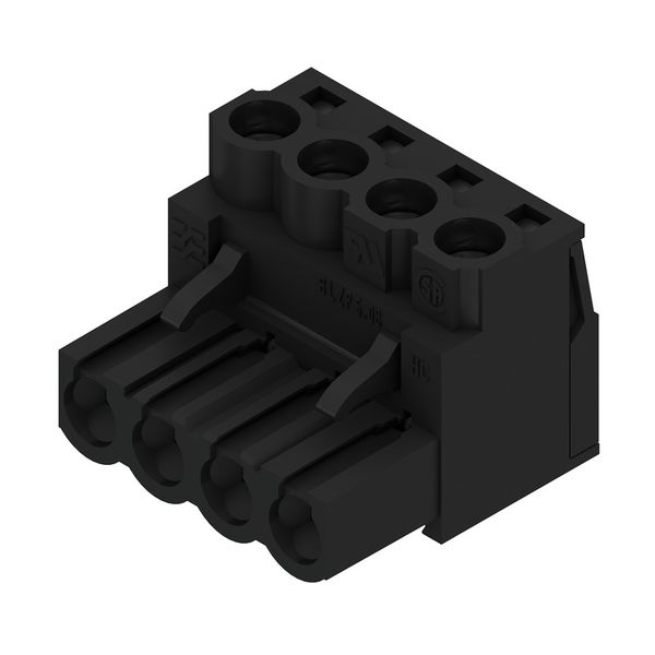 PCB plug-in connector, female plug, 5.08 mm, Number of poles: 4, 180°, Clamping yoke connection, Clamping range, max. : 4 mm², Box image 2