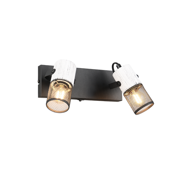 Tosh spot 2-pc E14 black/antique white image 1