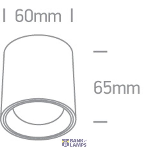 BLACK 7W WW 35deg 230V ROUND DIMMABLE image 4