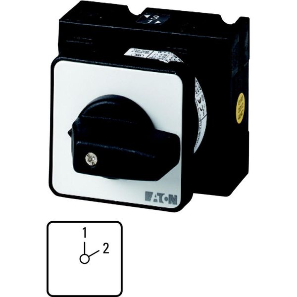 T3-3-21/E Reversing switches, T3, 32 A, flush mounting, 3 contact unit(s), Contacts: 6, 45 °, maintained, Without 0 (Off) position, 1-2, SOND 30, Design number image 2