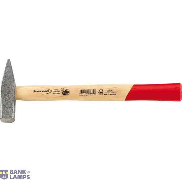 Hammer 300g with walnut handle FORMAT image 1