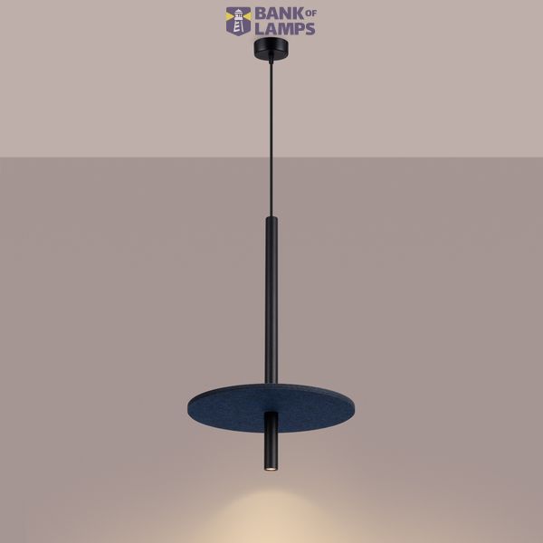Pendant lamp FELTRO 1 black/navy image 3