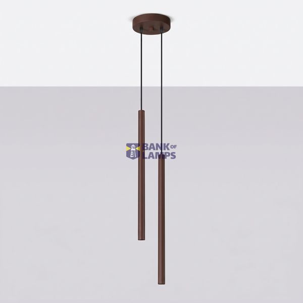 Pendant lamp PASTELO 2 brown image 9