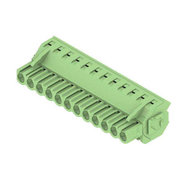 PCB plug-in connector, female plug, 5.08 mm, Number of poles: 12, 225°, Clamping yoke connection, Clamping range, max. : 4 mm², Box image 1
