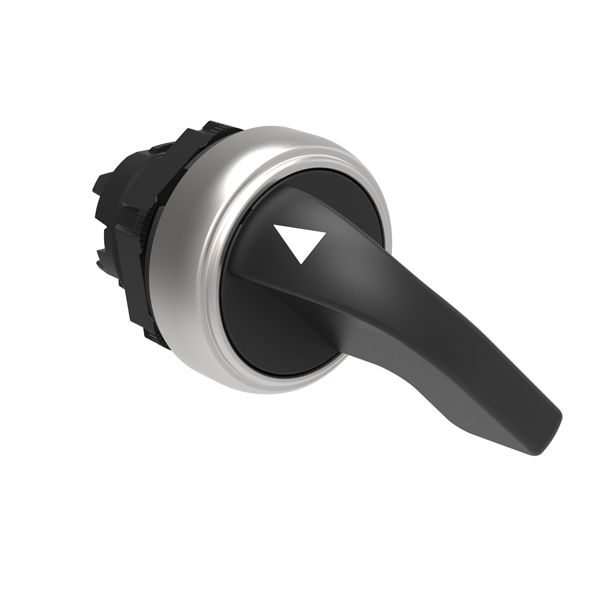 Selector switch actuator lever Ø22mm Platinum series chromed plastic, 2 position, 0 < 1 image 1