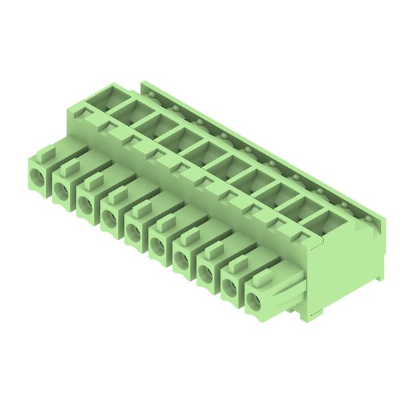 PCB plug-in connector, female plug, 3.81 mm, Number of poles: 10, 90°, Clamping yoke connection, Clamping range, max. : 1.5 mm², Box image 2