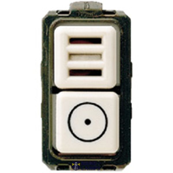 PUSHBUTTON+BUZZER 12VAC image 1