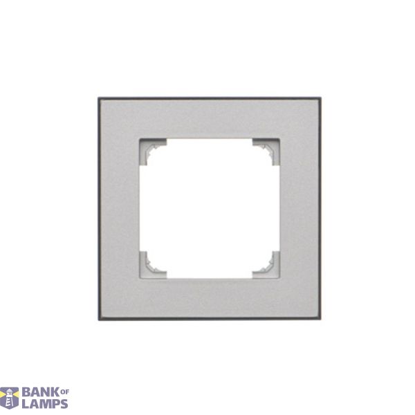 Single frame, aluminum, black base image 1