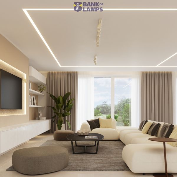 CEILING LAMP RING 2 BEIGE 2XGU10 image 9
