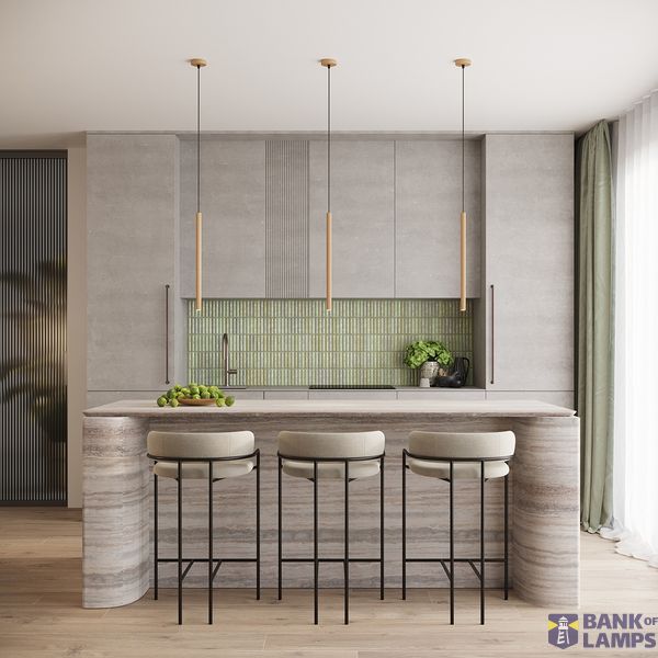 Pendant lamp ARCHE 3P gold image 9