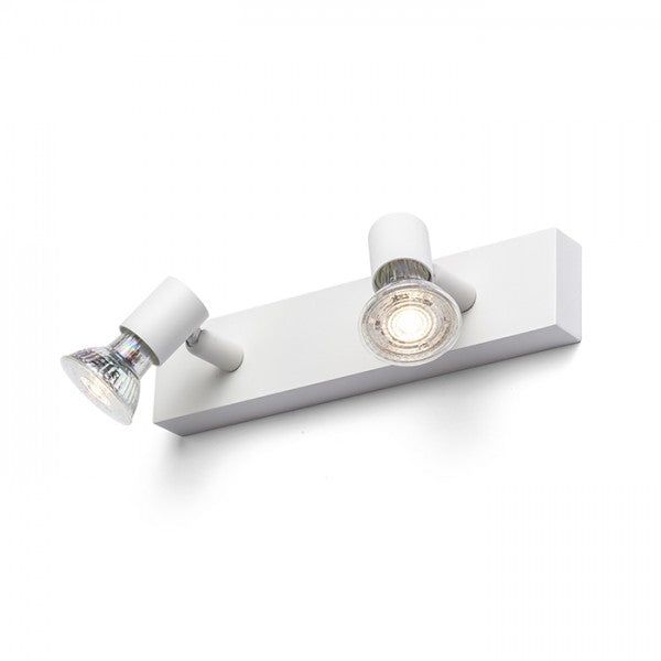 TRICA II wall white 230V GU10 2x25W image 1