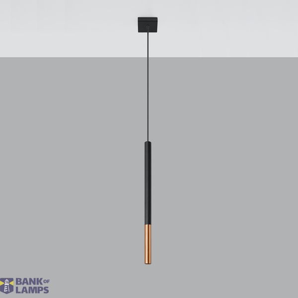 HANGING LAMP MOSAIC 1 BLACK/COPPER G9 1X40W IP20 image 3