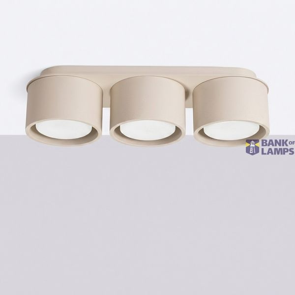 Ceiling lamp MODO 3 taupe Gx53 image 2