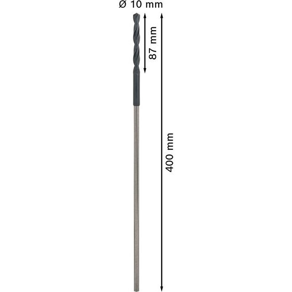 Formwork and installation drill bits 10 x 400 mm, d 8 mm image 3