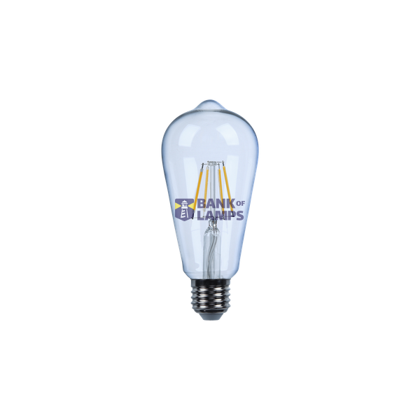 LED-E-ST64-FILA-E27-4.5W-DIM-2700K-CL image 1